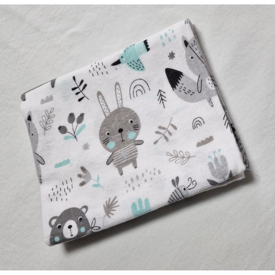 Flanel tetra pelene sa uzorkom - 70x80 cm