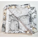 Flanel tetra pelene sa uzorkom - 70x80 cm