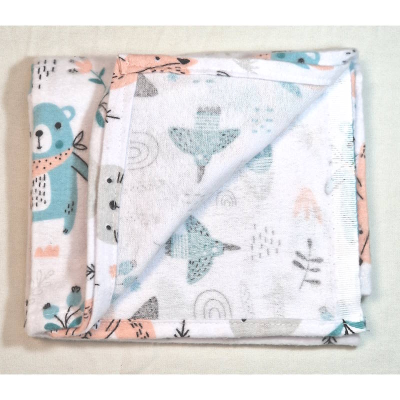Flanel tetra pelene sa uzorkom - 70x80 cm