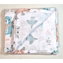 Flanel tetra pelene sa uzorkom - 70x80 cm