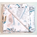 Flanel tetra pelene sa uzorkom - 70x80 cm