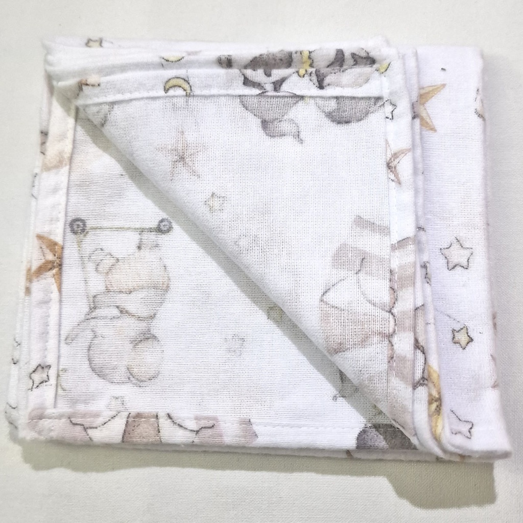 Flanel tetra pelene sa uzorkom - 70x80 cm