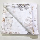 Flanel tetra pelene sa uzorkom - 70x80 cm