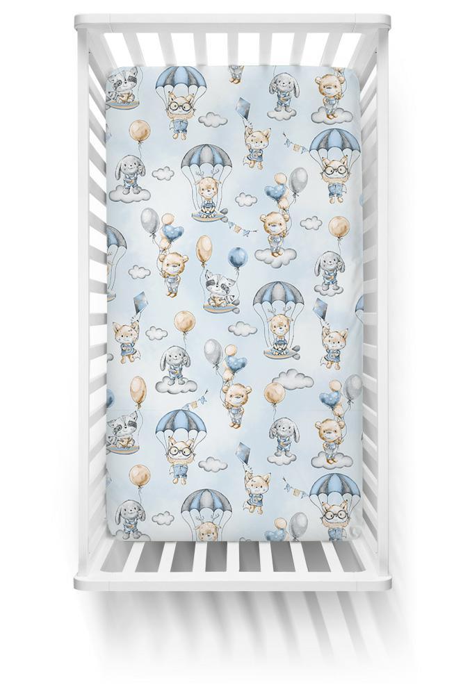 Plahta sa motivom za dječji krevetić - 120x60 cm