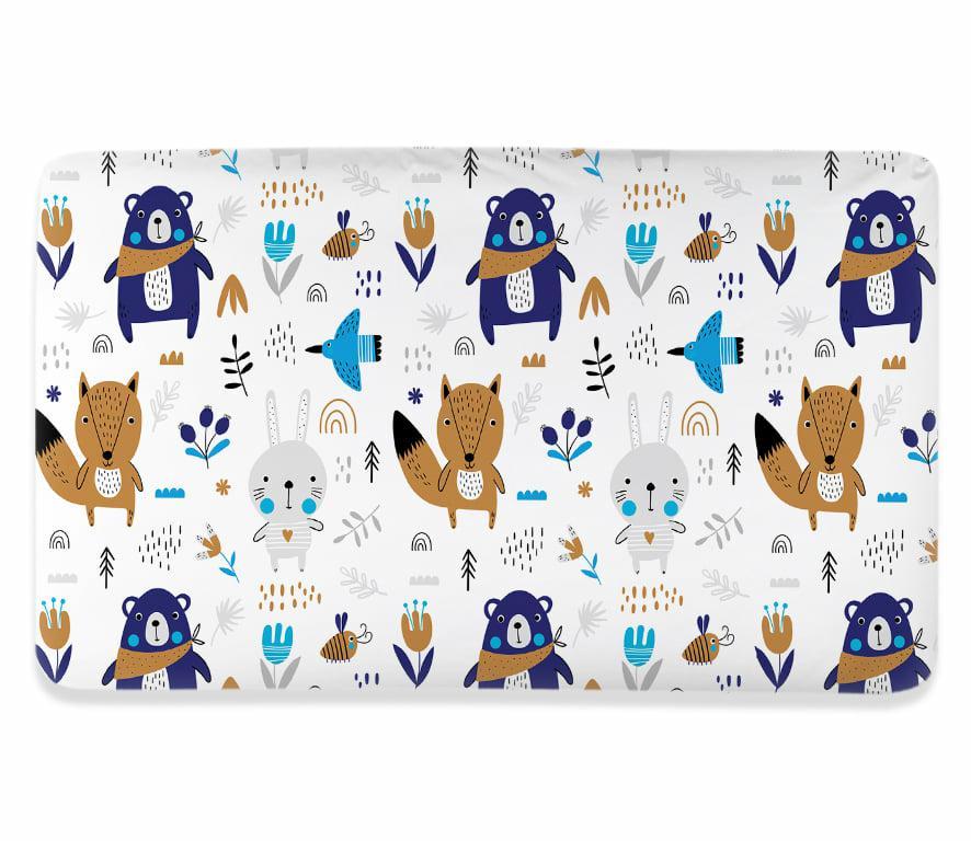 Plahta sa motivom za dječji krevetić - 120x60 cm