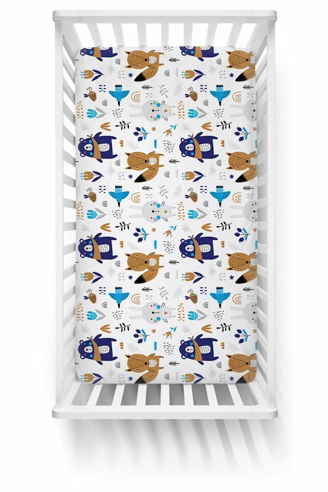 Plahta sa motivom za dječji krevetić - 120x60 cm