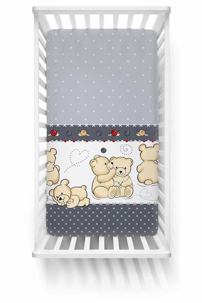 Plahta sa motivom za dječji krevetić - 120x60 cm