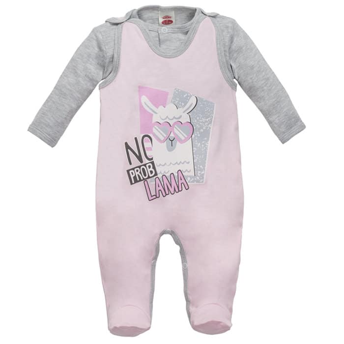 Kombinezon sa stopalicama i majica - Lama