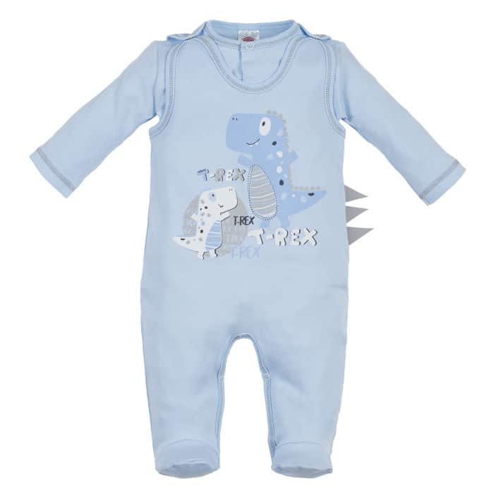 Kombinezon sa stopalicama i majica - Dinosaur