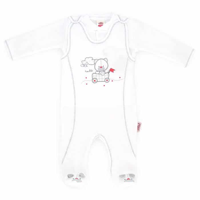 Kombinezon sa stopalicama i majica - Medo