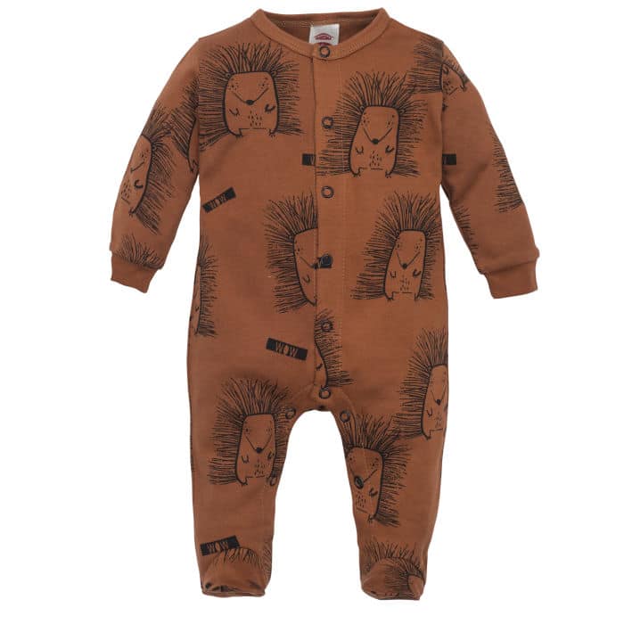Pidžama za bebu - smeđi jež - B-0124