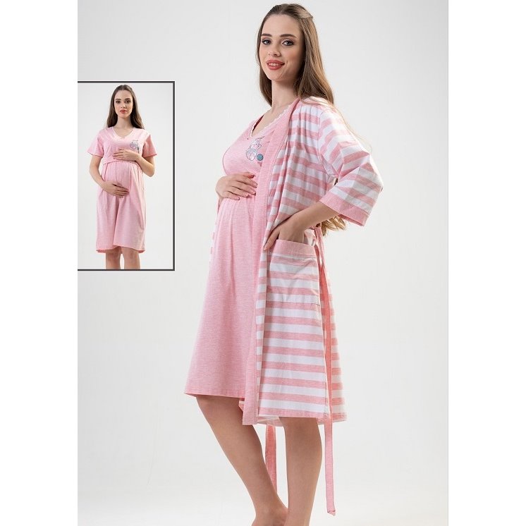 Komplet spavaćica i ogrtač - S0348
