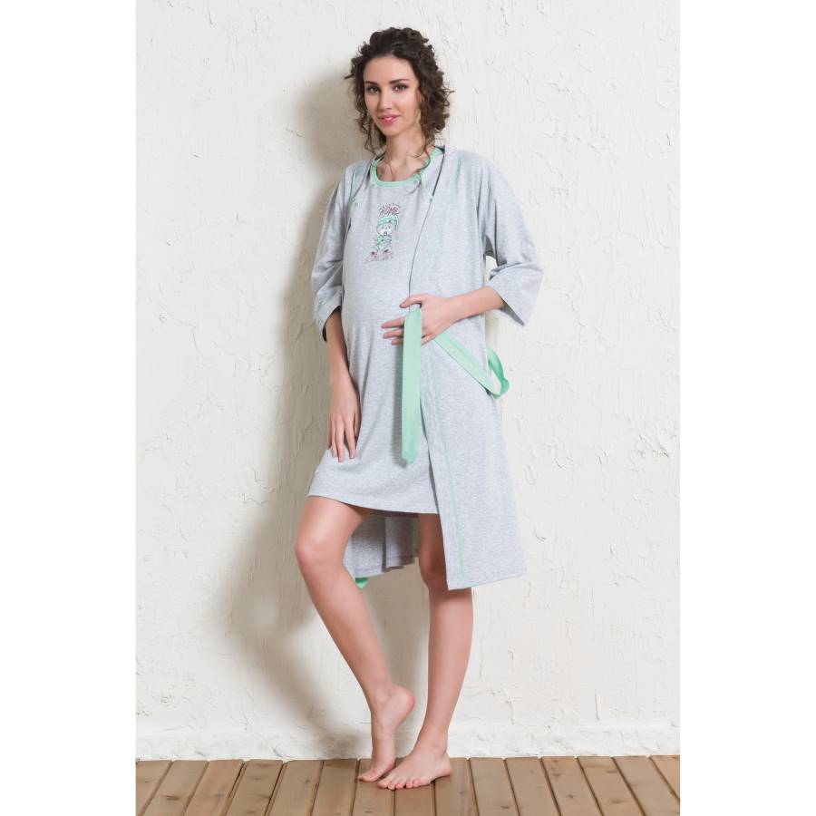 Komplet spavaćica i ogrtač - S0225