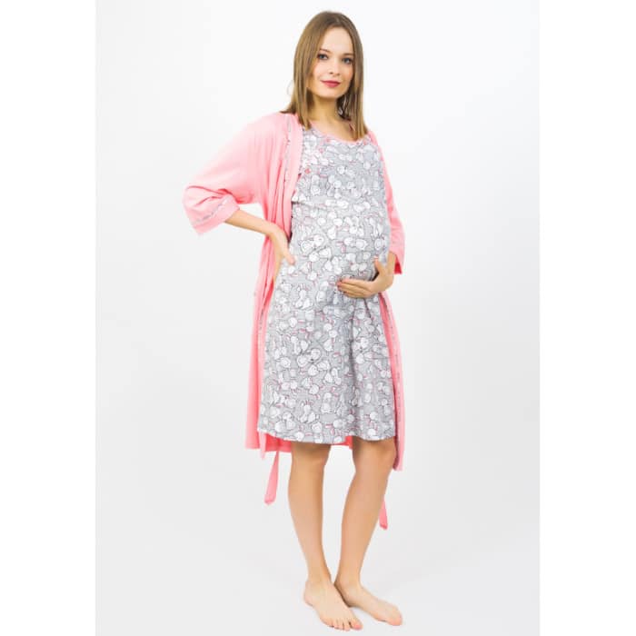 Komplet spavaćica i ogrtač - S0173