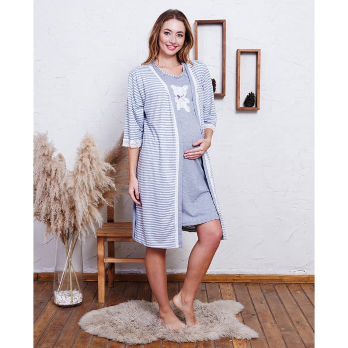 Komplet spavaćica i ogrtač - S0151