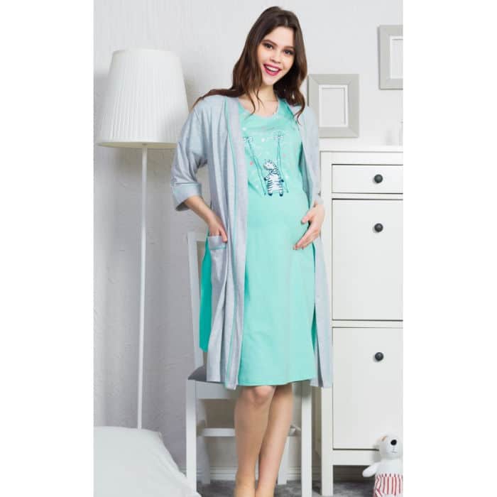 Komplet spavaćica i ogrtač - S0140