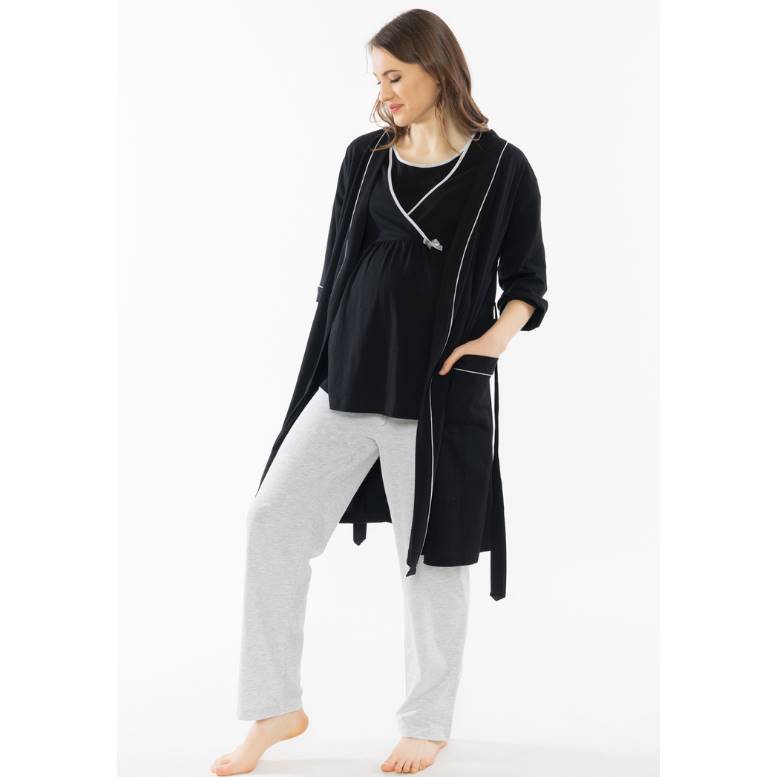 Komplet pidžama i ogrtač - S0229