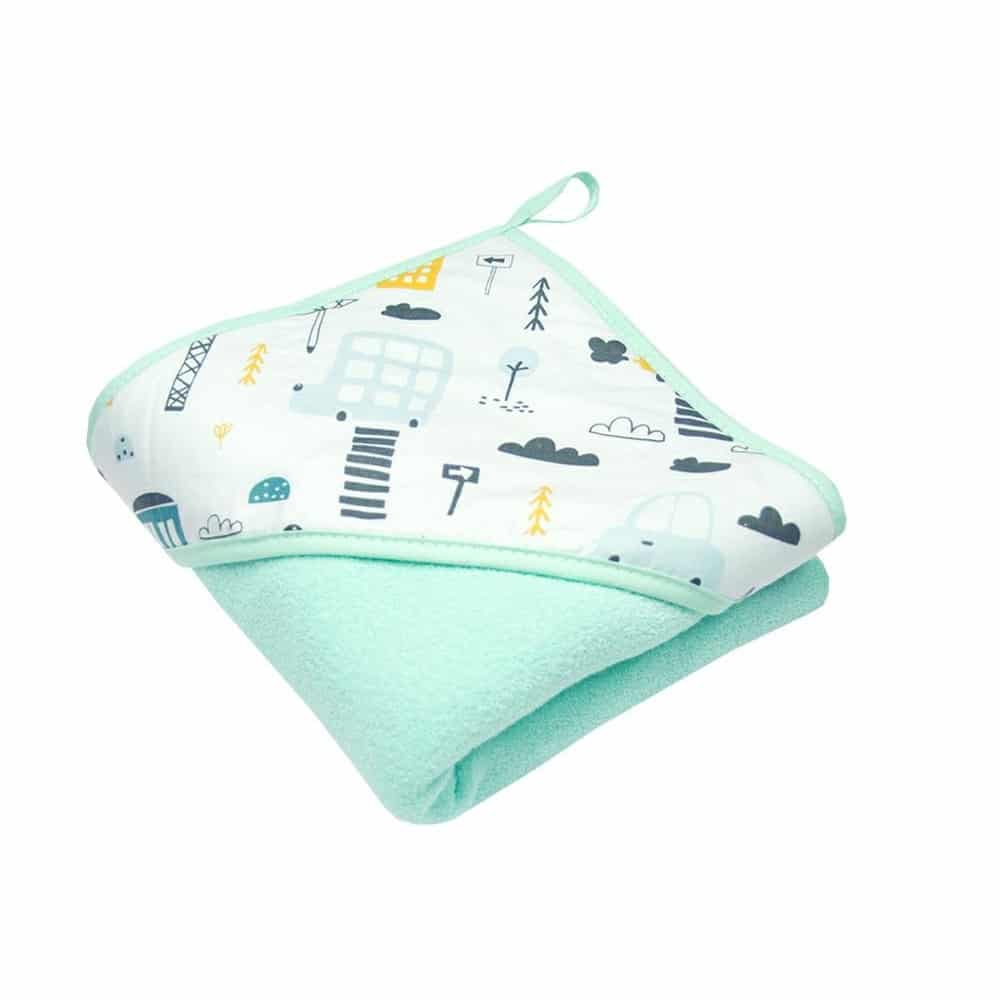 Ručnik za bebu sa kapuljačom - 95x95 cm - B-0263