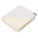 Ručnik za bebu sa kapuljačom - 100x100 cm - zvjezdice