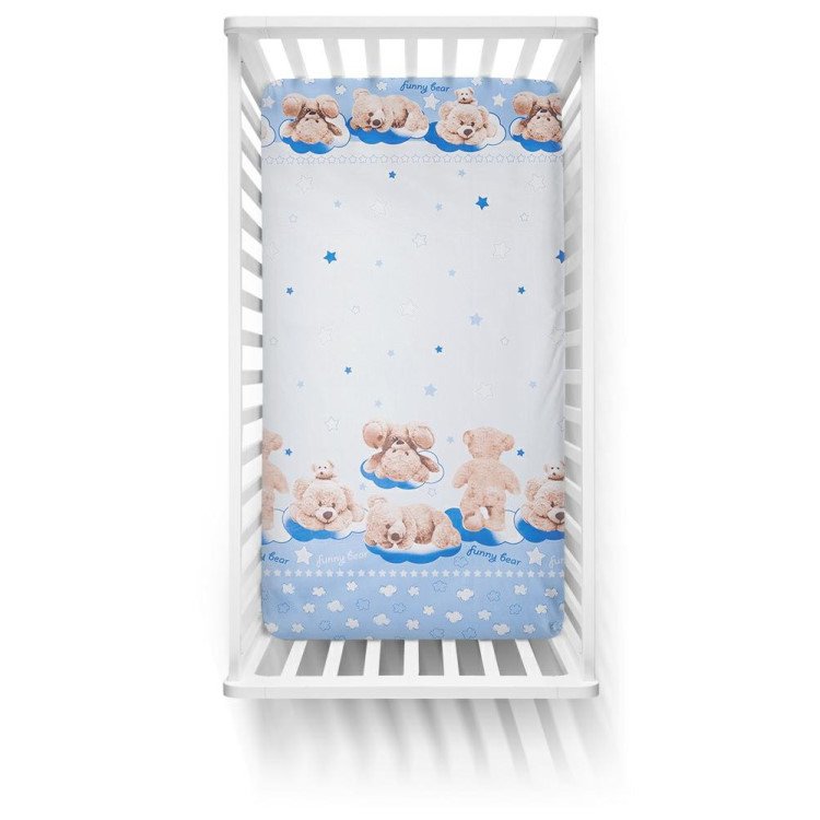 Plahta sa motivom za dječji krevetić - 120x60 cm