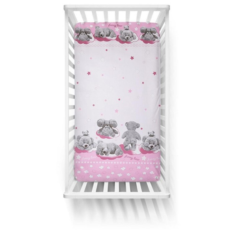 Plahta sa motivom za dječji krevetić - 120x60 cm