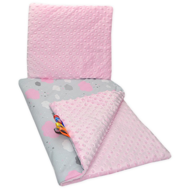 Posteljina za kolica - 2-djelna - Minky