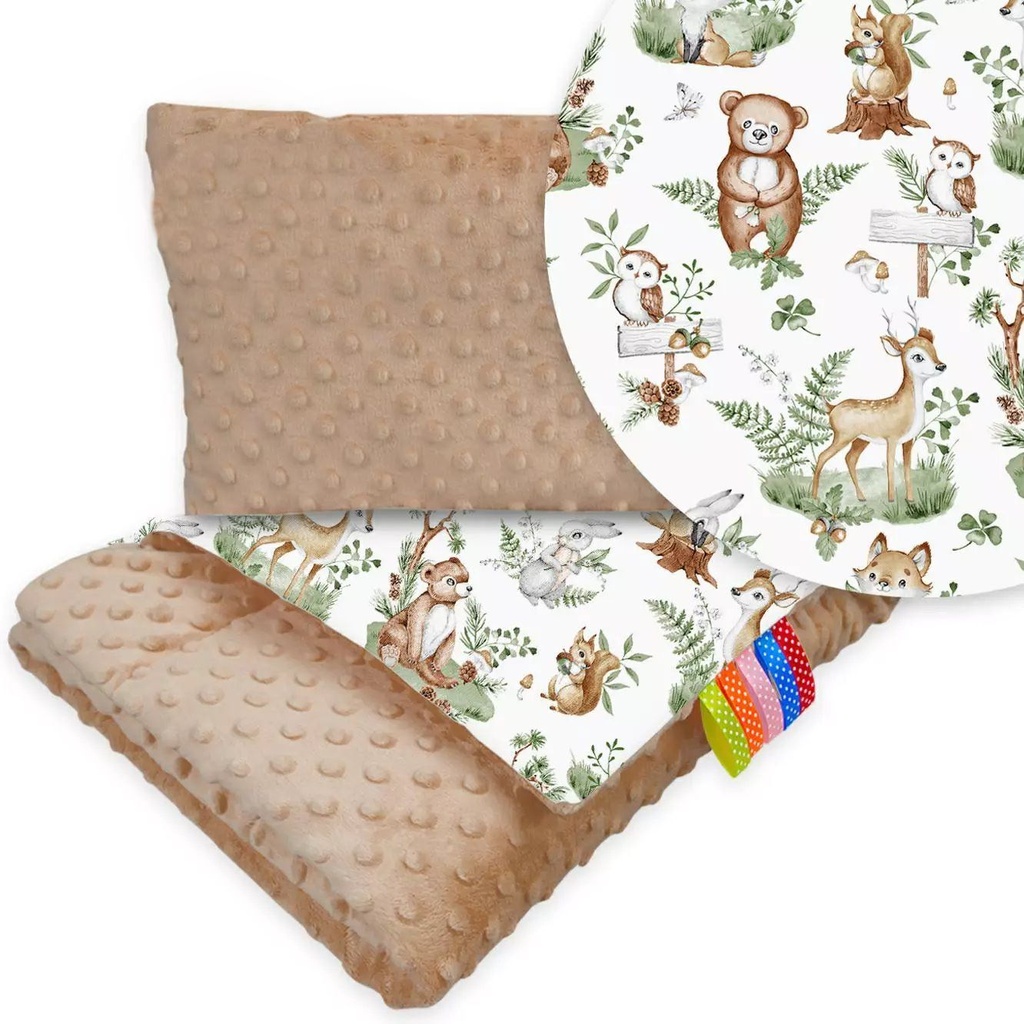 Posteljina za kolica - 2-djelna - Minky