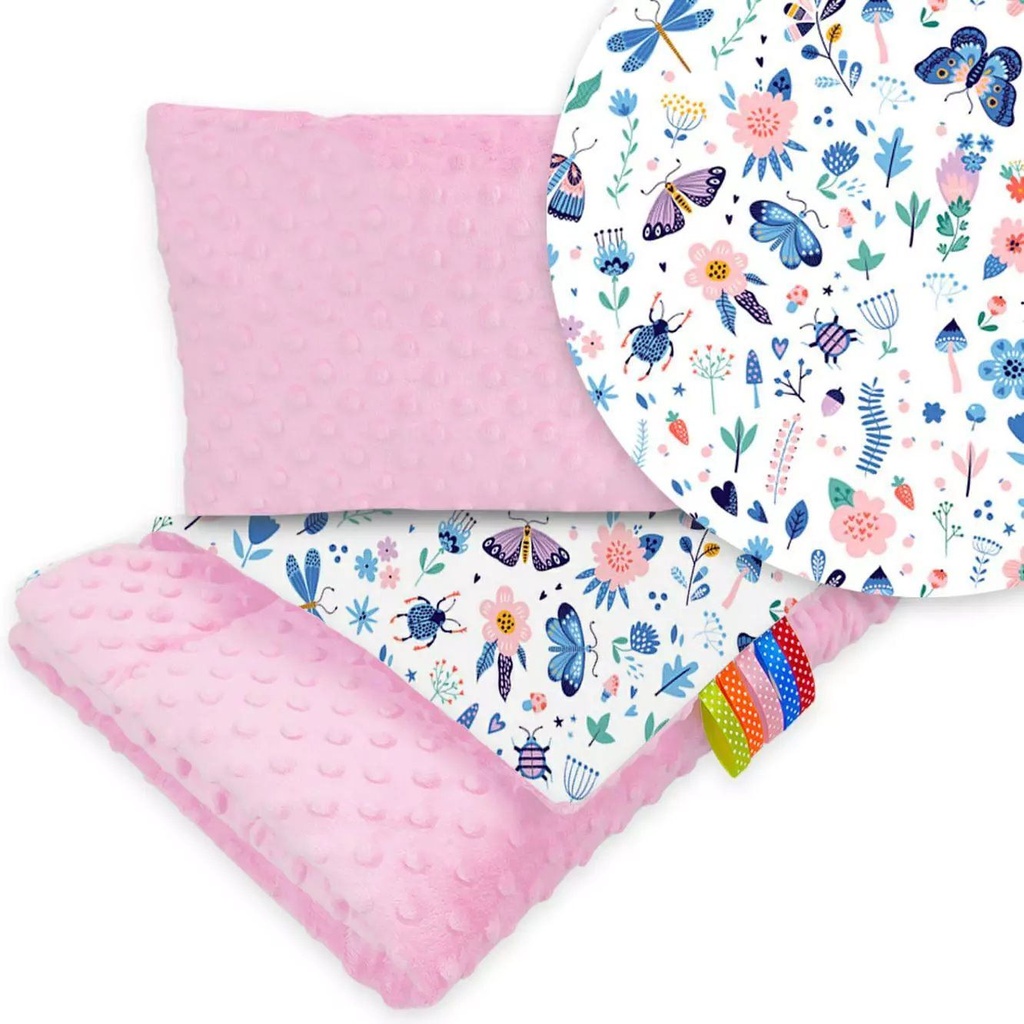 Posteljina za kolica - 2-djelna - Minky