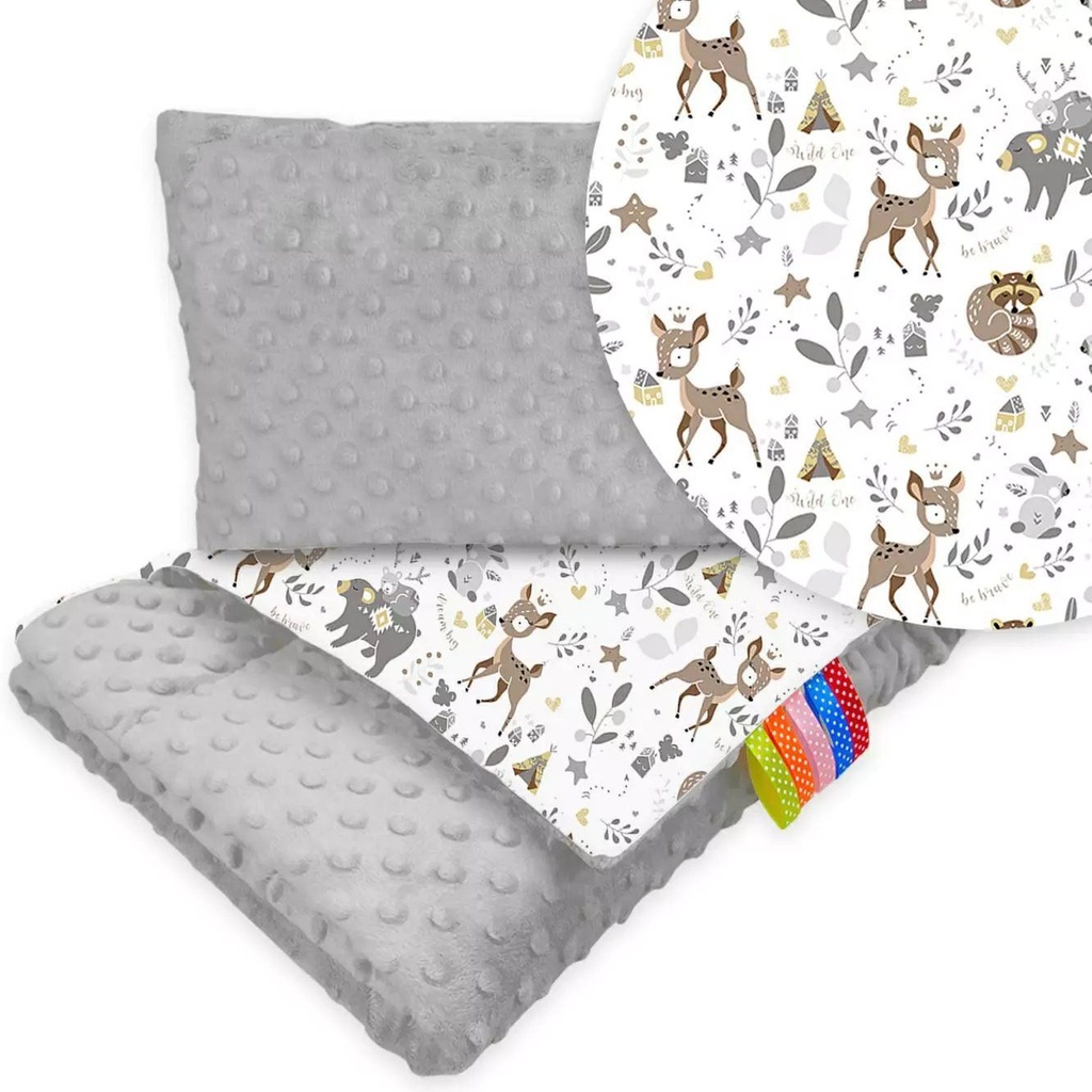 Posteljina za kolica - 2-djelna - Minky