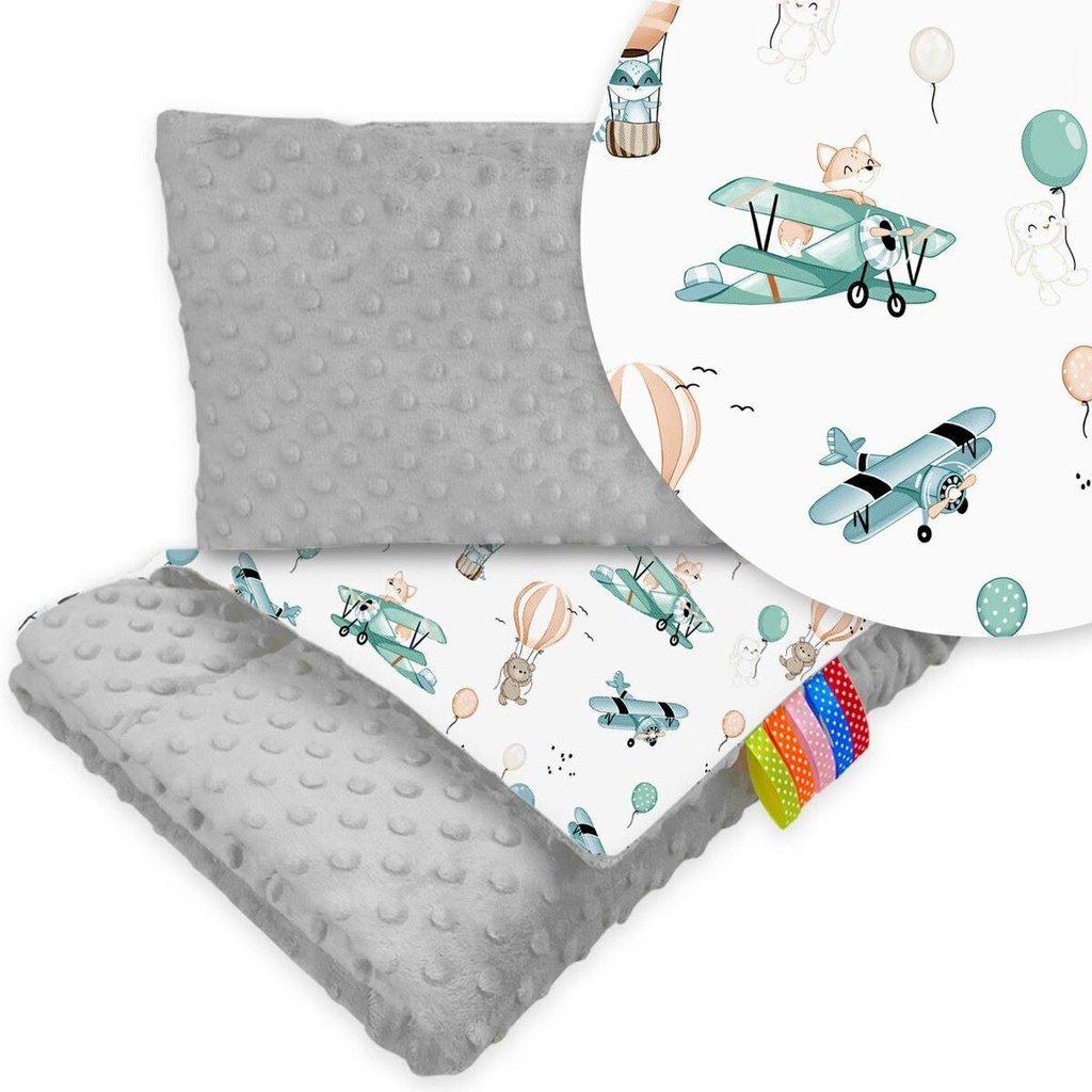 Posteljina za kolica - 2-djelna - Minky