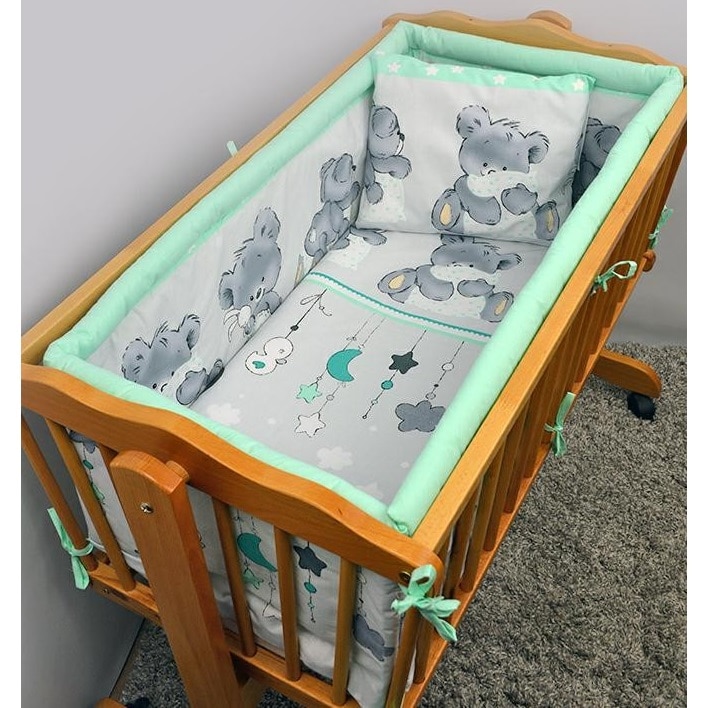 Posteljina za koljevku - 5-djelni komplet