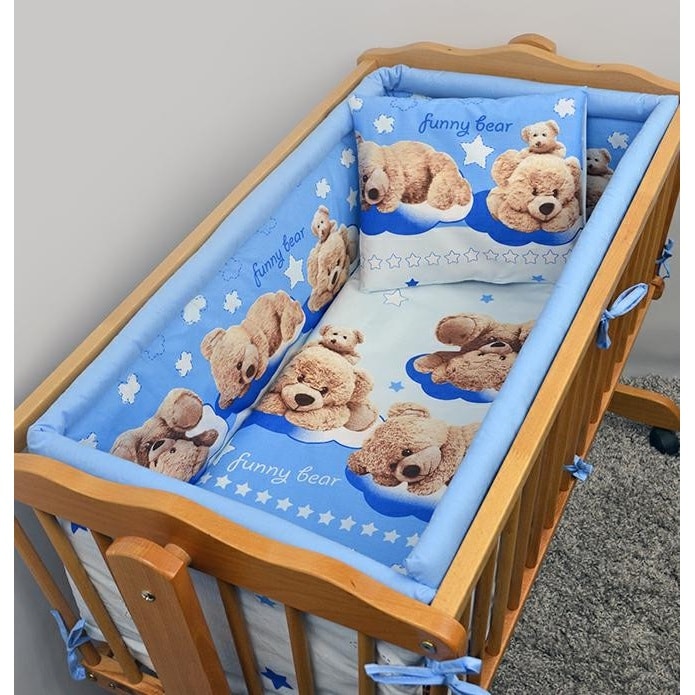 Posteljina za koljevku - 5-djelni komplet