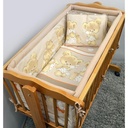 Posteljina za koljevku - 5-djelni komplet