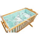 Posteljina za koljevku - 5-djelni komplet