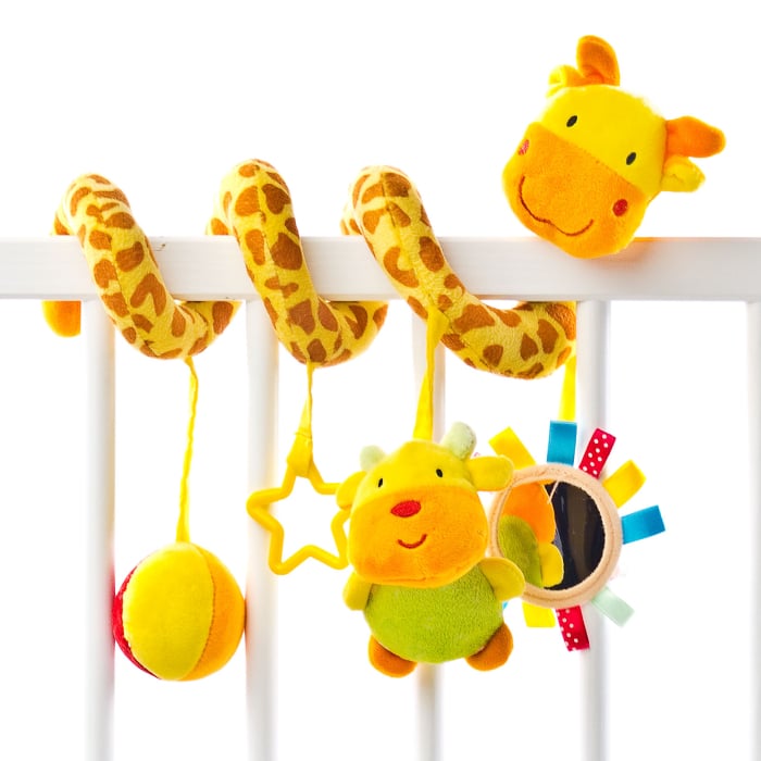 Spiralna igračka - žuta žirafa - D0203-6