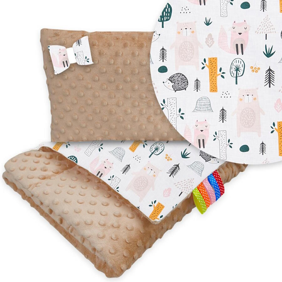 Posteljina za kolica - 2-djelna - Minky