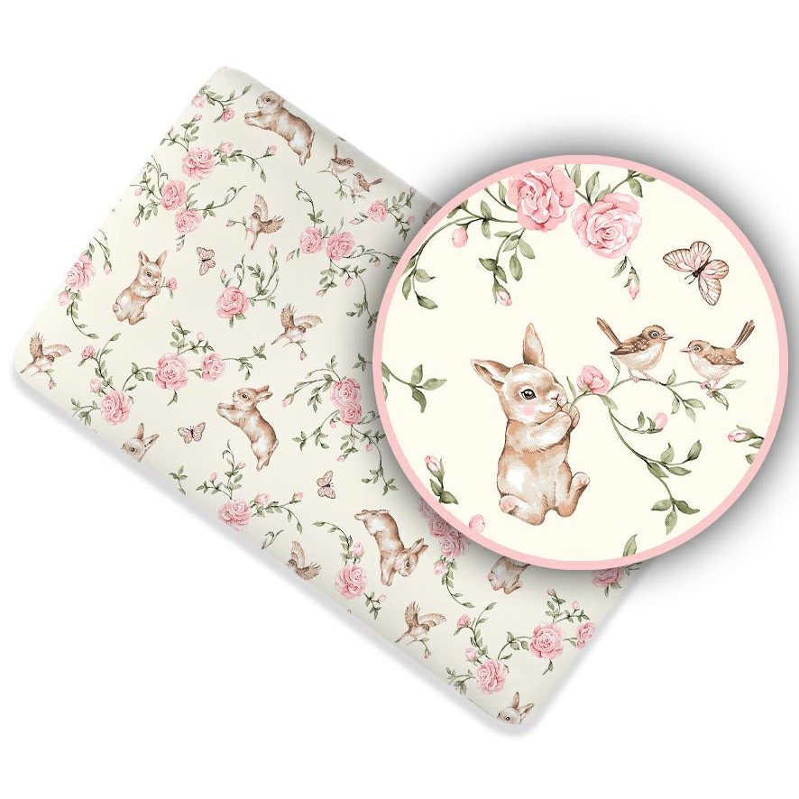 Plahta sa motivom za dječji krevetić - 120x60 cm