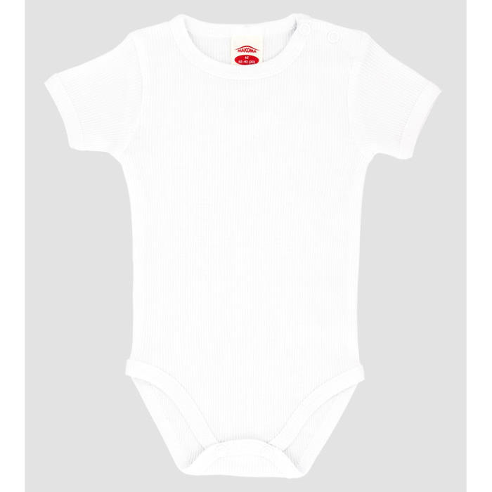 Bodi kratkih rukava - bijeli