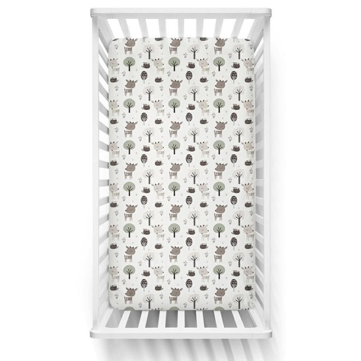 [P0066-45] Plahta sa motivom za dječji krevetić - 120x60 cm